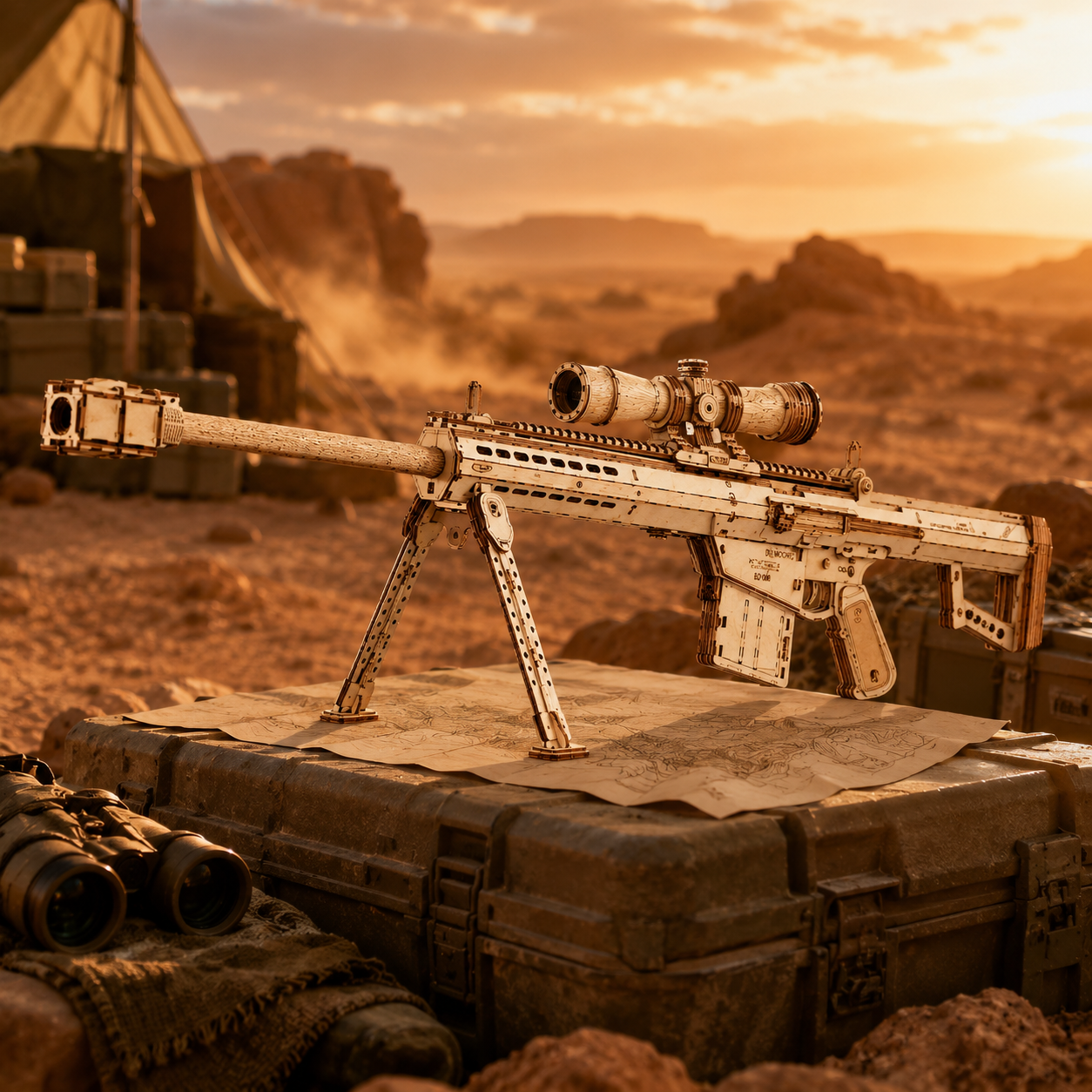 Barrett M82A1 Mechanical Model