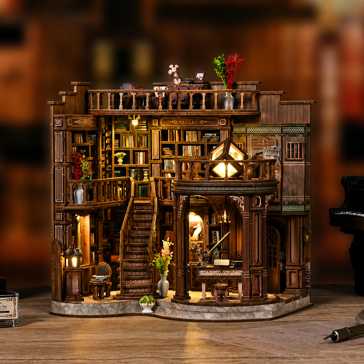 Dreamy Book Hall Mini World