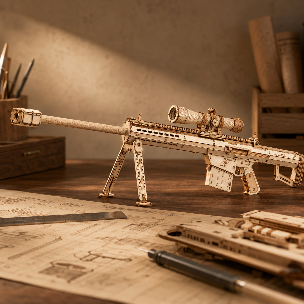 Barrett M82A1 Mechanical Model