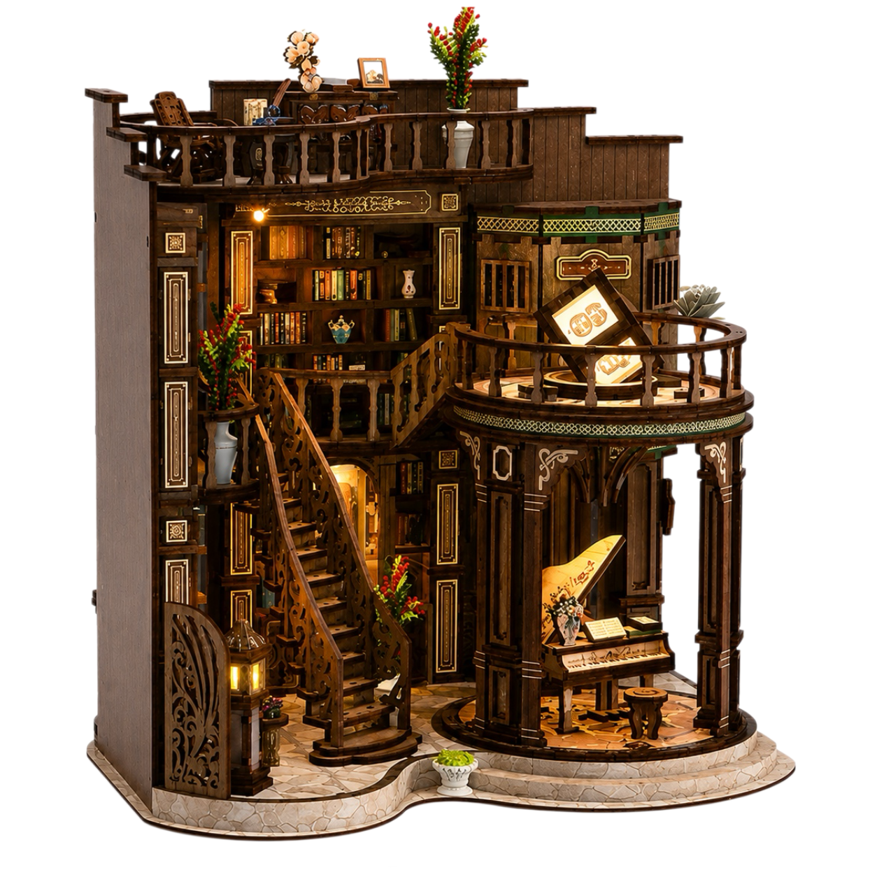 Dreamy Book Hall Mini World
